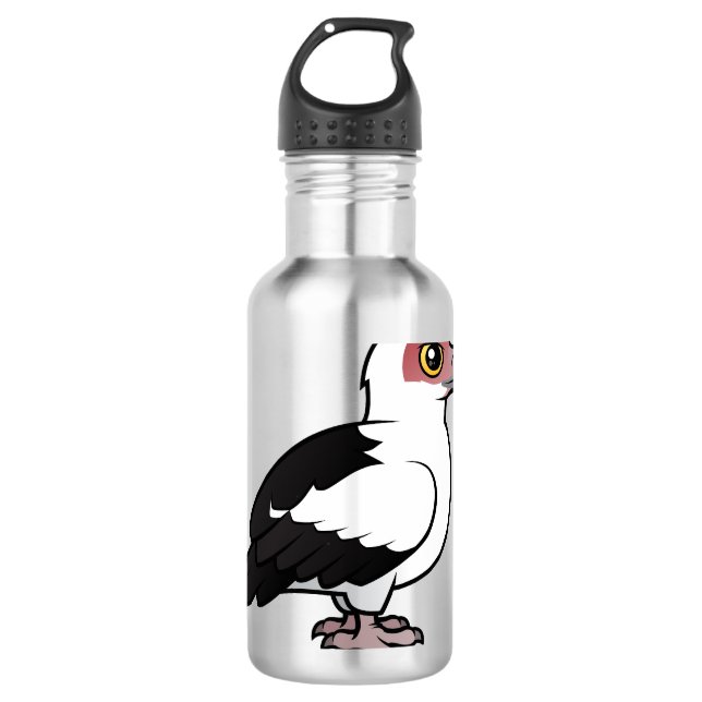 Palme-Nuss Geier Trinkflasche (Vorderseite)