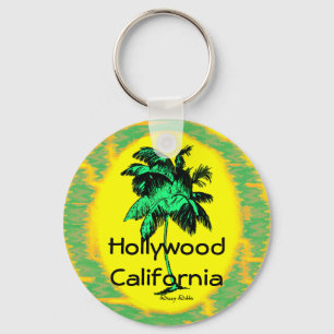 Palme-Schlüsselkette Hollywood CA Schlüsselanhänger