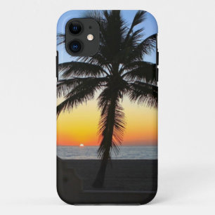 Palme-Silhouette-Ozean-Sonnenuntergang iPhone 5 Case-Mate iPhone Hülle