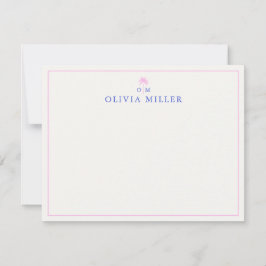 Palme, Social Club-Ästhetik, Notizkarte Einladung