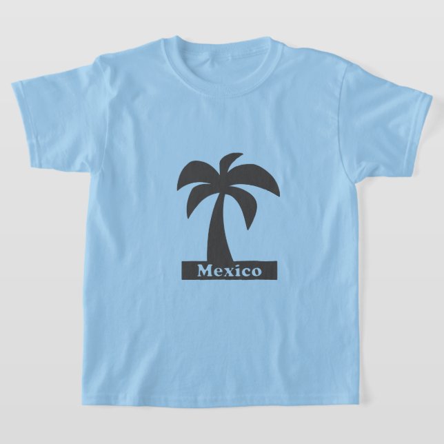 Palme Tree (Mexiko Urlaub) - Kids' Basic T - Shirt (Ablage )