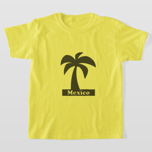 Palme Tree (Mexiko Urlaub) - Kids' Basic T - Shirt (Ablage )
