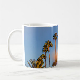 Palme unter blauem Himmel Kaffeetasse