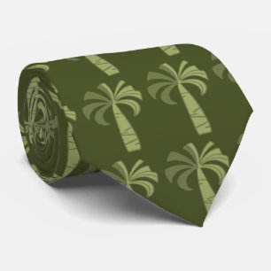 Palme-Vintage hawaiische Krawatte