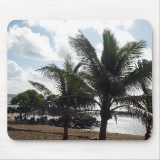 Palmen am Strand Mousepad