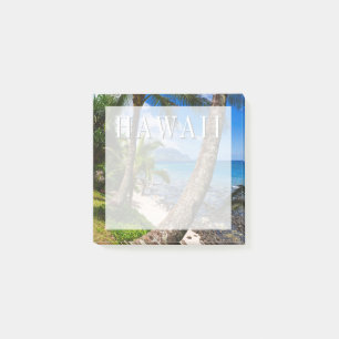 Palmen am Strand von Hideaways Post-it Klebezettel