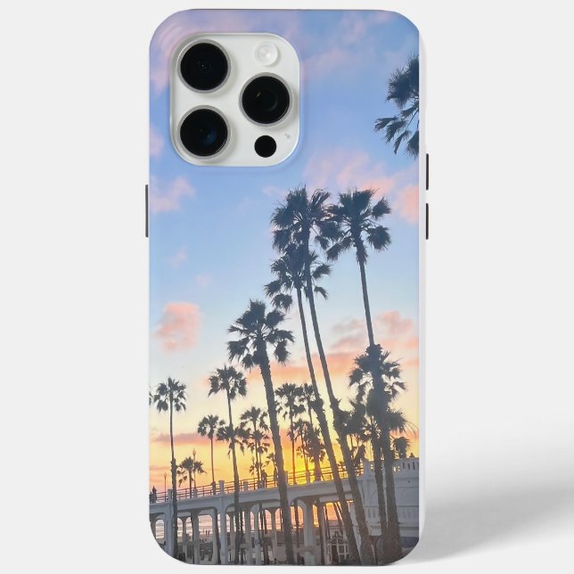Palmen am Strand von Kalifornien Case-Mate iPhone Hülle (Rückseite)