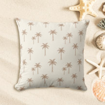 Palmen Boho Küsten-Farmhaus Beige und Tan