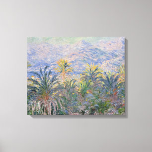 Palmen Claude Monets bei Bordighera Leinwanddruck