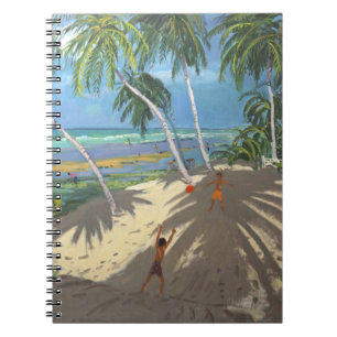 Palmen Clovelly Strand Barbados 2013 Notizblock