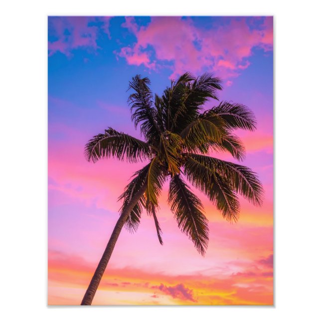 Palmen Fotodruck (Vorne)