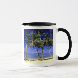 Palmen gesäumter Strand Cook Islands 4 Tasse