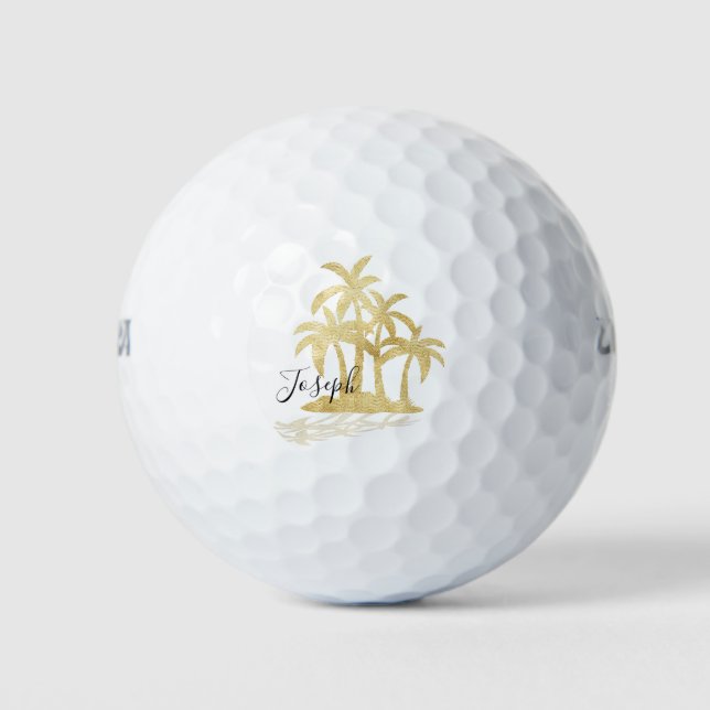 Palmen Golfball (Vorderseite)