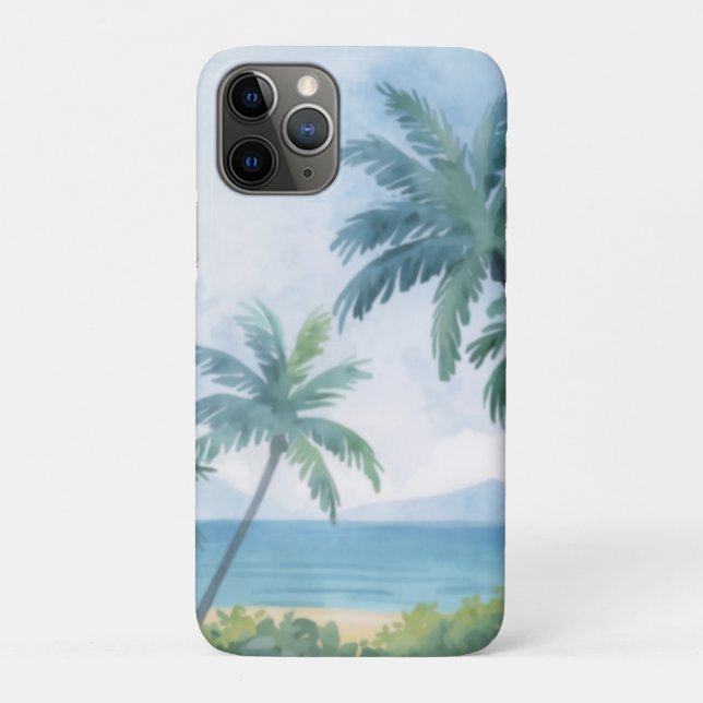 Palmen Hawaii Case-Mate iPhone Hülle (Rückseite)