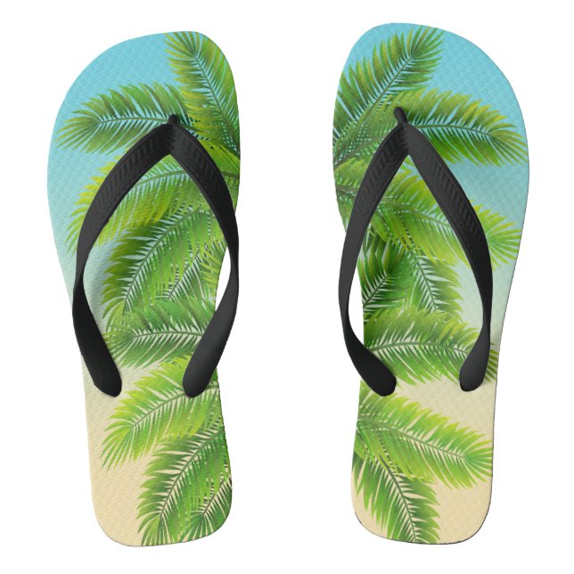 Palmen hoch flip flops (Fußbett)