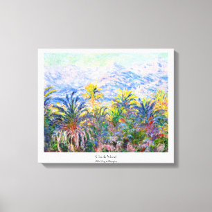 Palmen im Bordighera Claude Monet Leinwanddruck