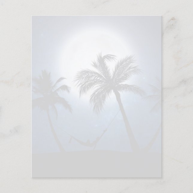 Palmen im Mondschein (Vorderseite)