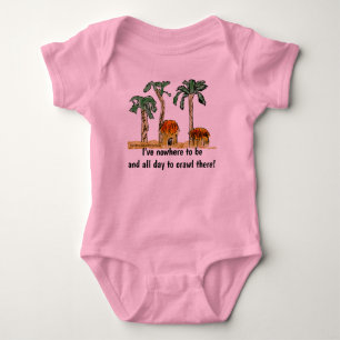 Palmen im Paradies Baby Strampler