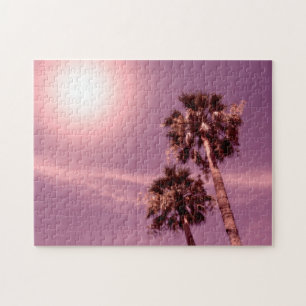 Palmen im Sonnenlicht