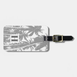 Palmen in einem posterisierten Design Gepäckanhänger