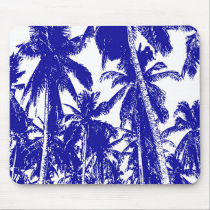 Palmen in einem posterisierten Design Mousepad