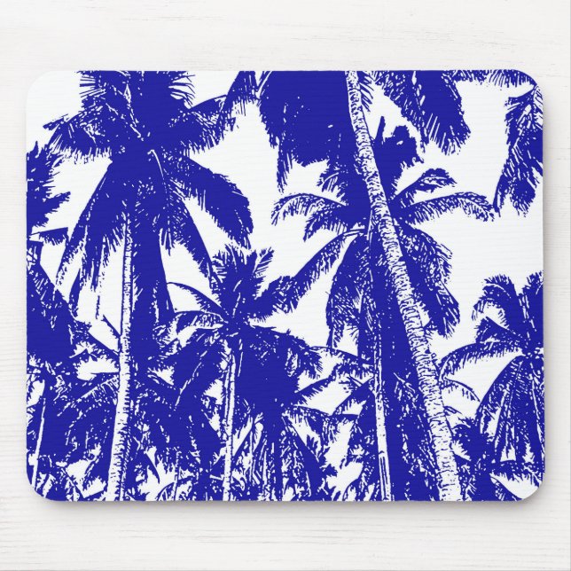 Palmen in einem posterisierten Design Mousepad (Vorne)