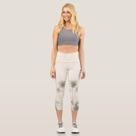 Palmen in Miami "Just Another Day in Paradise" Capri Leggings