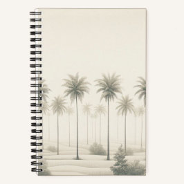 Palmen in Miami Notizbuch