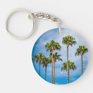 Palmen in San Diego, Kalifornien Schlüsselanhänger