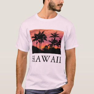 Palmen mit Silhouette, Hawaii T-Shirt