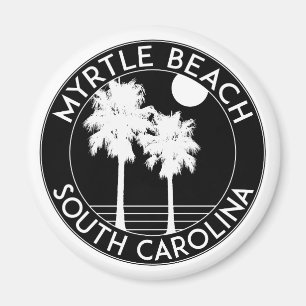 Palmen Myrtle Beach South Carolina Magnet