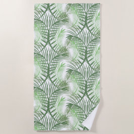 Palmen Sommer Tropical Beach Green Strandtuch