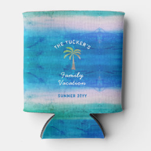 Palmen-Sommerurlaub im tropischen Ozean Dosenkühler