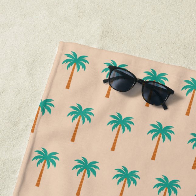 Palmen Strandtuch (Beispiel)