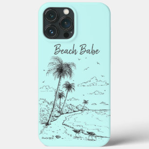 Palmen und Sandpiper Beach Life Case-Mate iPhone Hülle