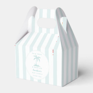 Palmen und Schnuller: Strandparty-Geschenk für Bab Geschenkschachtel