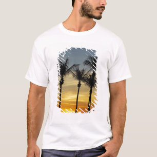 Palmen und Sonnenuntergang, Mindil Beach T-Shirt