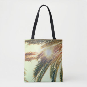 Palmen, Vintager Himmel. Tasche
