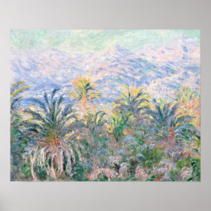 Palmen von Bordighera (1884) von Claude Monet Poster