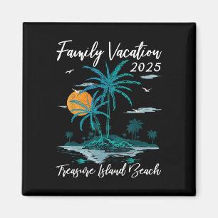 Palmenbaum Familienurlaub 2025 Florida Strand Schä Magnet