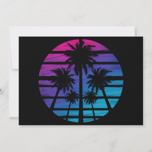 Palmenbaum Hawaiianischer Strand Sommerurlaub Einladung