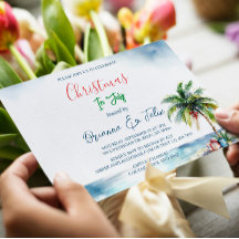 Palmenbaum und Weihnachten im Juli