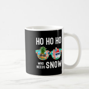 Palmenbaum-Weihnachtsmann-Surfing-Sommerferien-Wei Kaffeetasse