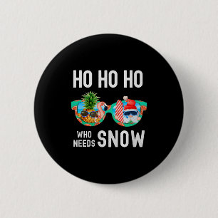 Palmenbaum-Weihnachtsmann-Surfing-Sommerurlaub Ho Button