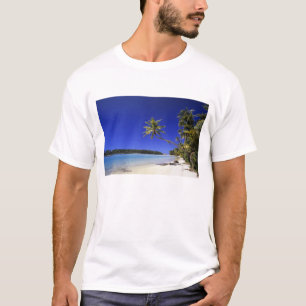 Palmenbestandene Strand Cook Islands 5 T-Shirt