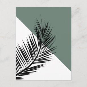 Palmenblatt Postkarte