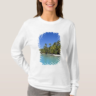 Palmengesäumter Strand Cook Inseln 2 T-Shirt