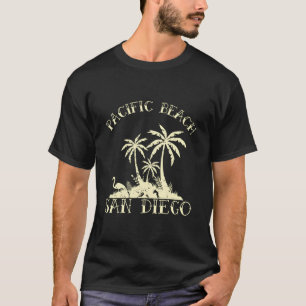 Palmeninsel Pazifikstrand San Diego T-Shirt