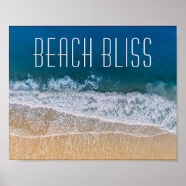 Palmenküste von Beach Bliss Tropical Dream Custom Poster