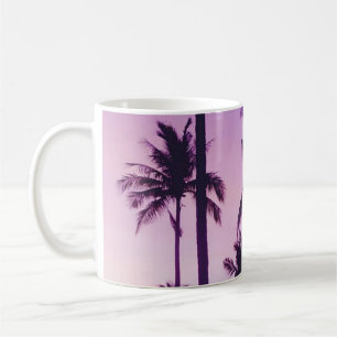 Palmenmuster Kaffeetasse